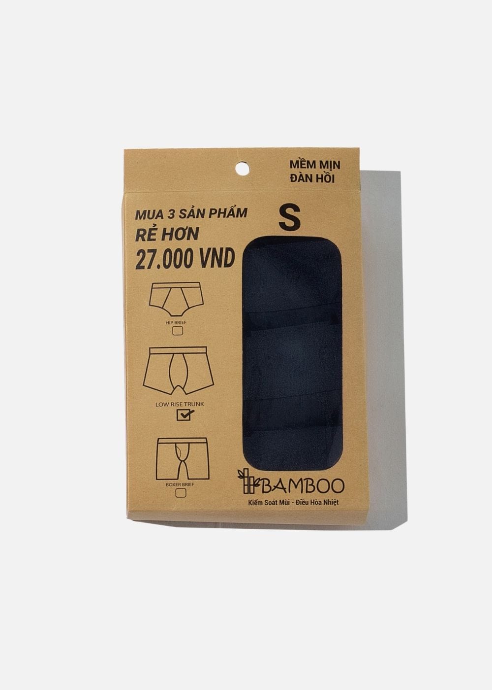 Quần Lót Boxer Ngắn Quần Lót Boxer Ngắn #Y2010 M3 Combo 3 Đen