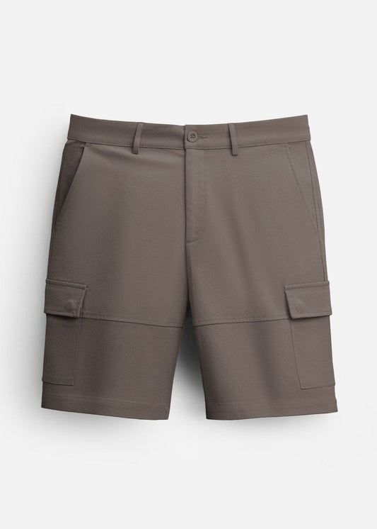 Quần Short Kaki Quần Short Cargo No Style 033 Nâu