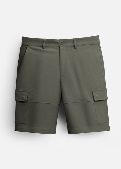 Quần Short Kaki Quần Short Cargo No Style 033 Xanh Rêu