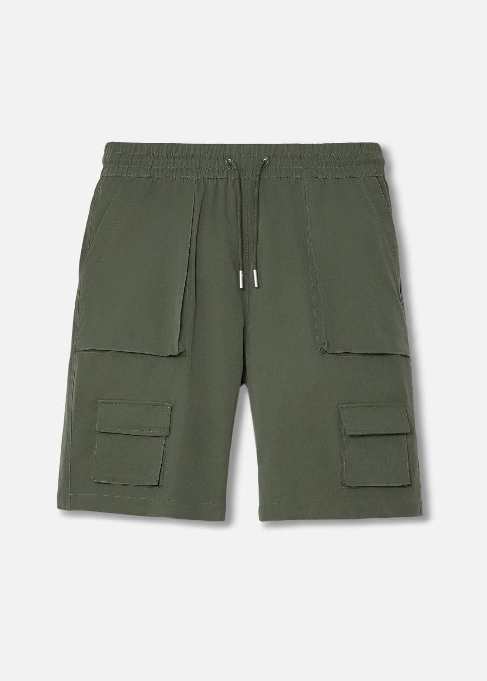 Quần Short Dù Quần Short No Style M91 Xám Rêu