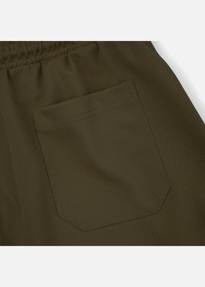 Quần Short Thun Quần Short Non Branded 05 Nâu Rêu