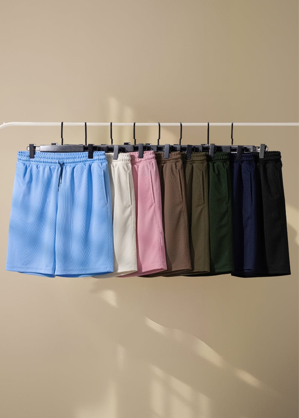 Quần Short Thun Quần Short Non Branded 05 Nâu Rêu