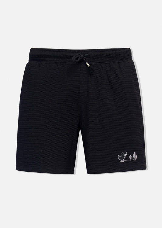 Quần Short Thun Quần Short Seventy Seven 30 Đen