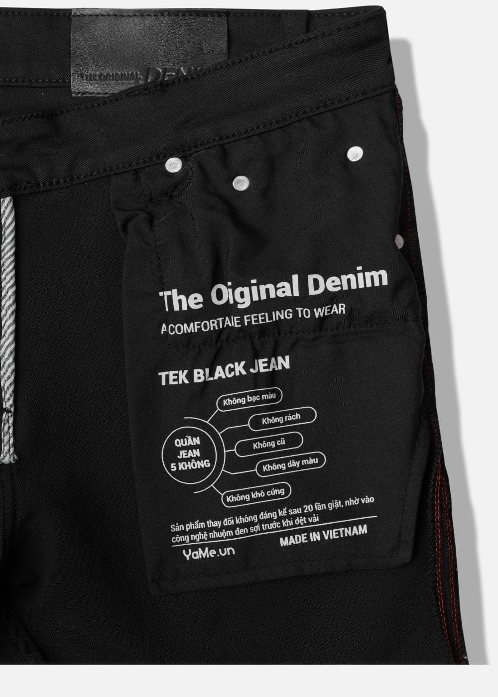 Quần Short Jean Quần Short The Original M021 Đen