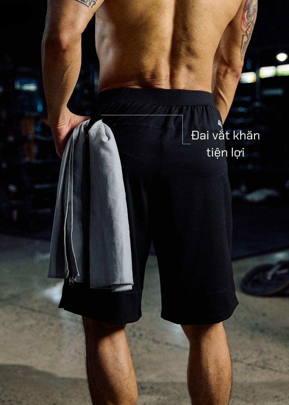 Quần Short Thể Thao Quần Short The Trainer 017 Đen