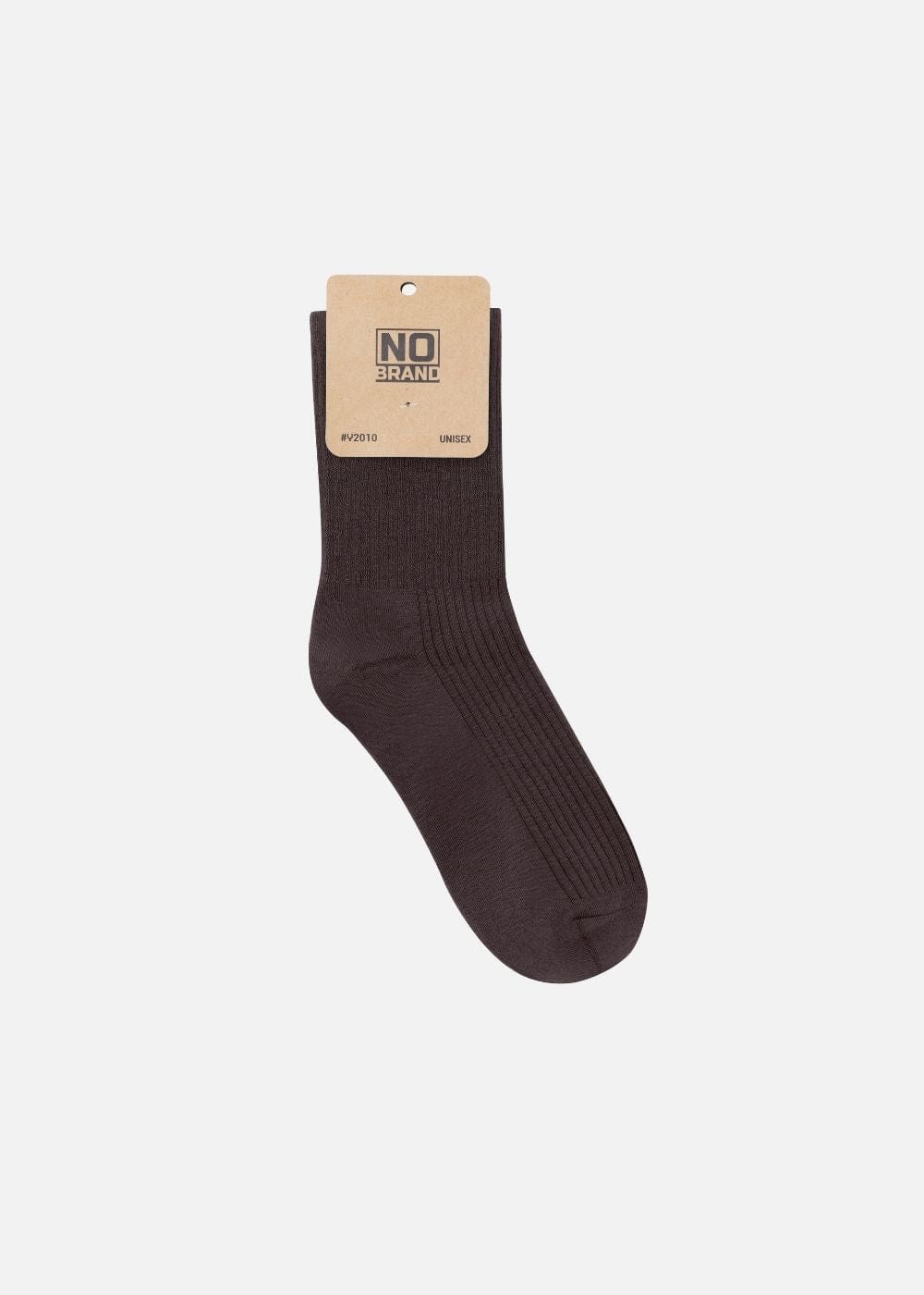 Vớ cổ cao Vớ Non Branded 08 Nâu Đậm