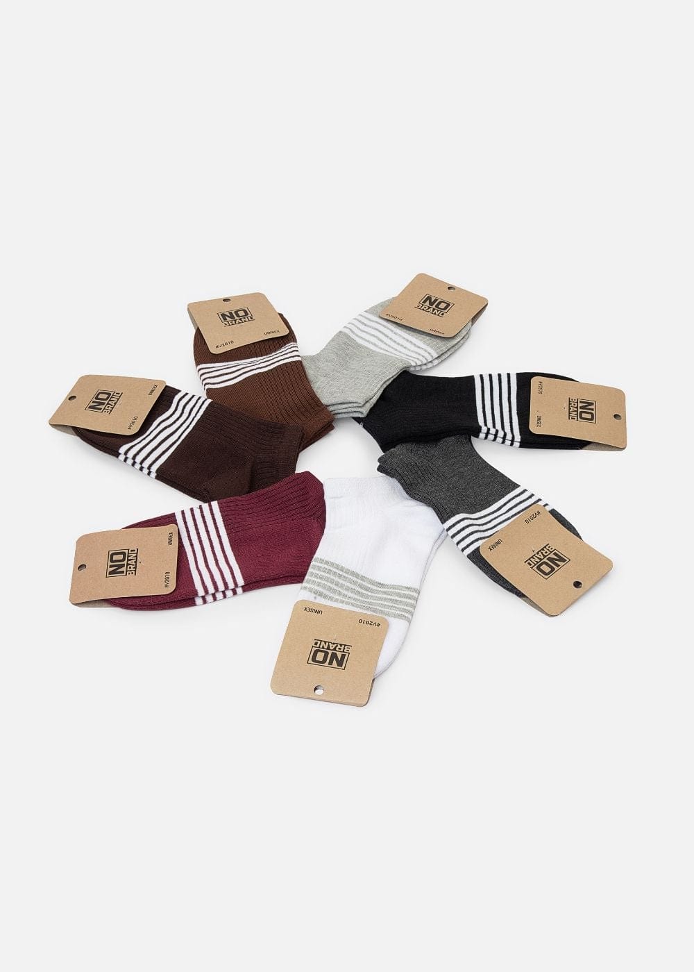 Vớ cổ thấp Vớ Non Branded 09 Đỏ
