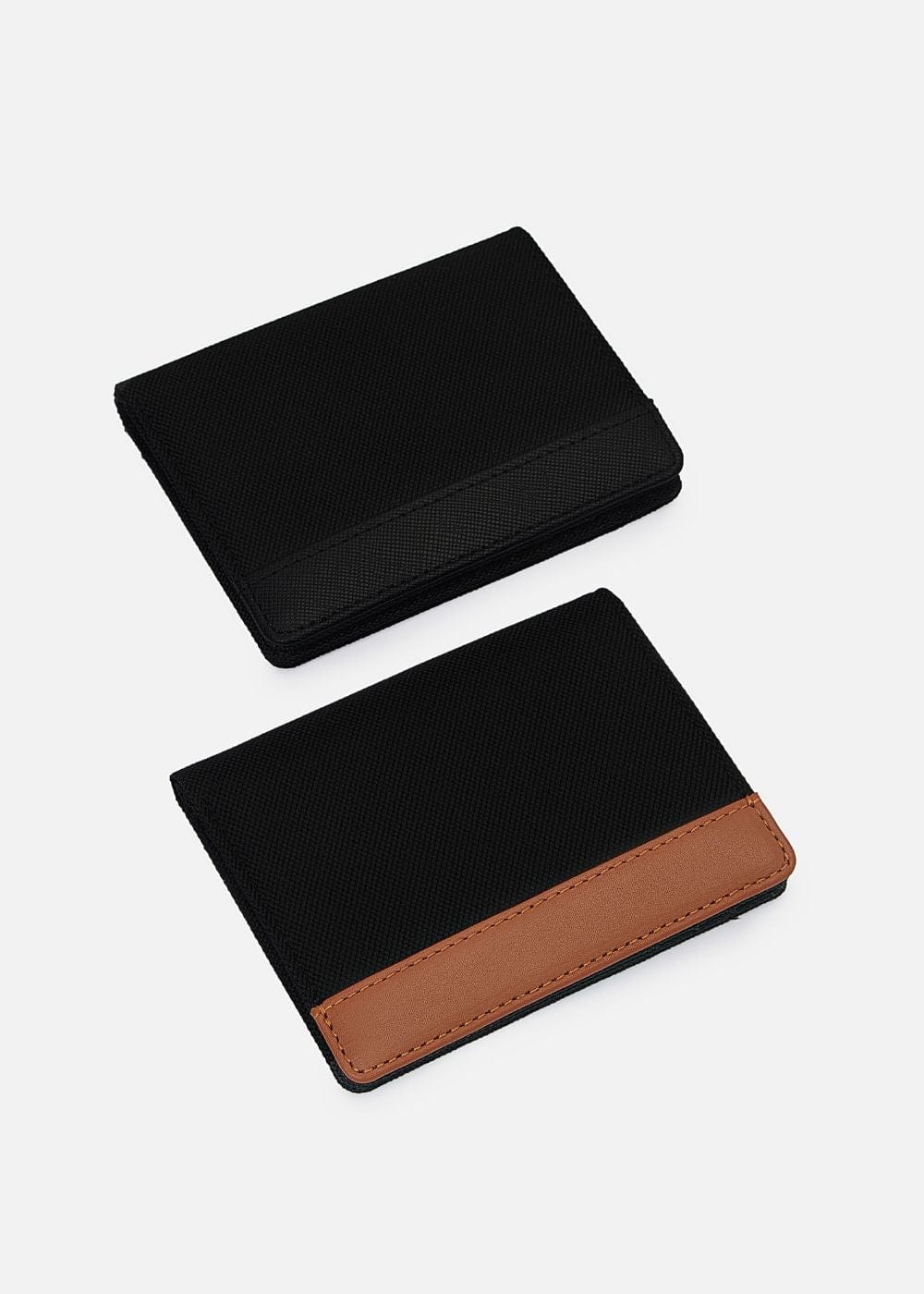 Ví Dáng Đứng Canvas Ví Non Branded 21 Đen