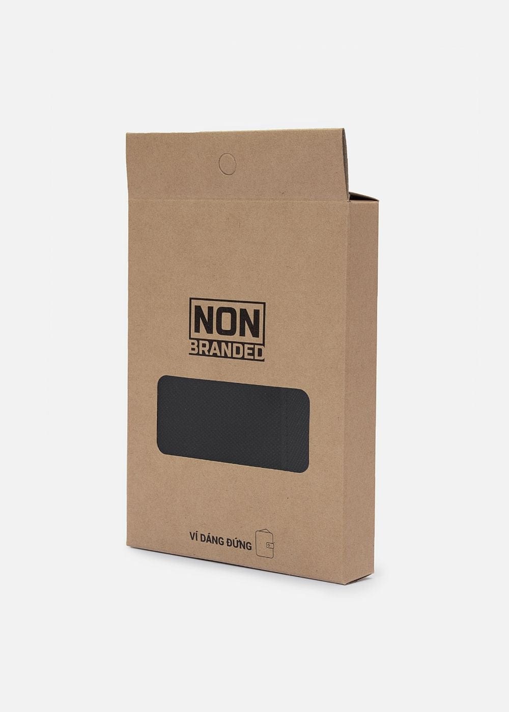 Ví Dáng Đứng Canvas Ví Non Branded 21 Đen